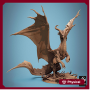 Legendary Dragon (4 sizes) D&D Miniature | 255mm Wing Span, 232mm Height | Resin Figurine | Dungeons and Dragons 5e Pathfinder | Great gift - Only-Games
