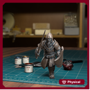 Town Guard Running - Frostgrave Pathfinder - Fantasy DND - TytanTroll Miniatures