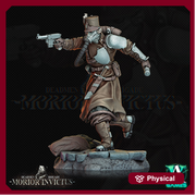 Sci-Fi Miniature Light Infantry Army Veteran | 28mm,32mm, 54mm, 75mm,100mm Scales | Resin Mini | Morior Shocktrooper TPG | Archvillain Games - Only-Games