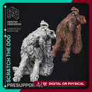 Scratch - NPC Dog -  PRESUPPORTED - Illustrated and Stats - 32mm scale
