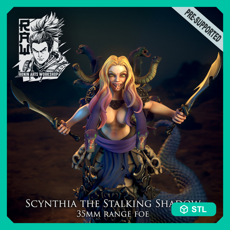 Scynthia The Stalking Shadow - STL only
