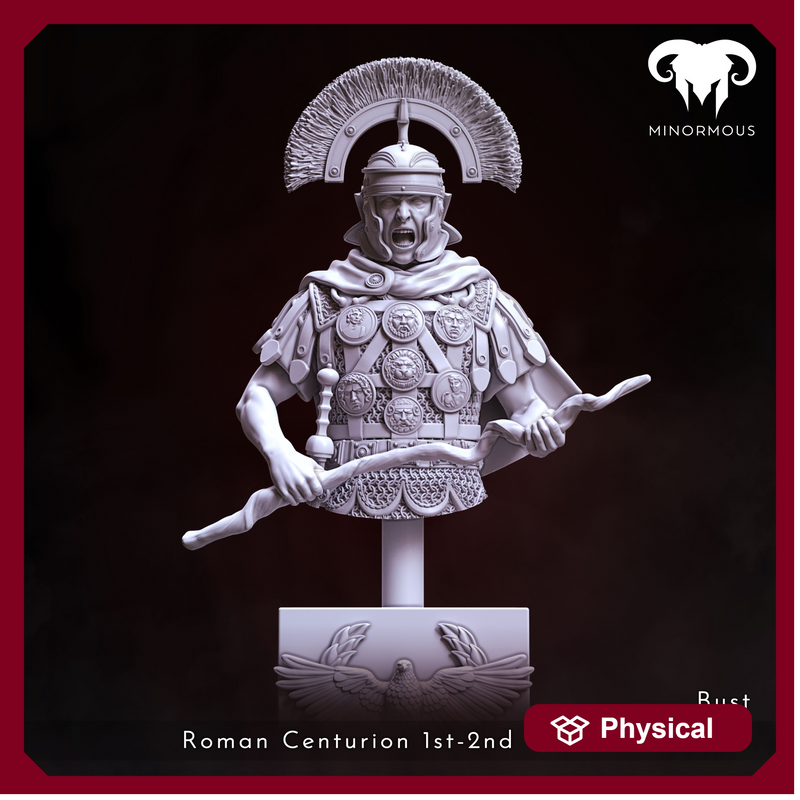 Bust - Roman Centurion 1st-2nd C. A.D. Discipline and Order!