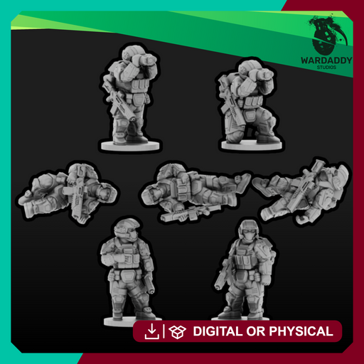 Sci-Fi Expeditionary Drop Troops- Extras (15mm+) - Only-Games