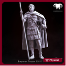 Figure - Roman Emperor Trajan 98 to 117 AD. Conquering the World!