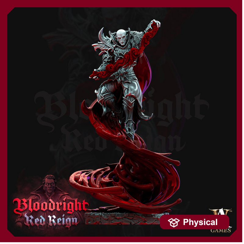 Vampire Count Evil Bloodcloaks | 28mm, 32mm, 75mm Scale | Undead Dungeons and Dragons 5e Miniatures | Pathfinder | Archvillain games - Only-Games