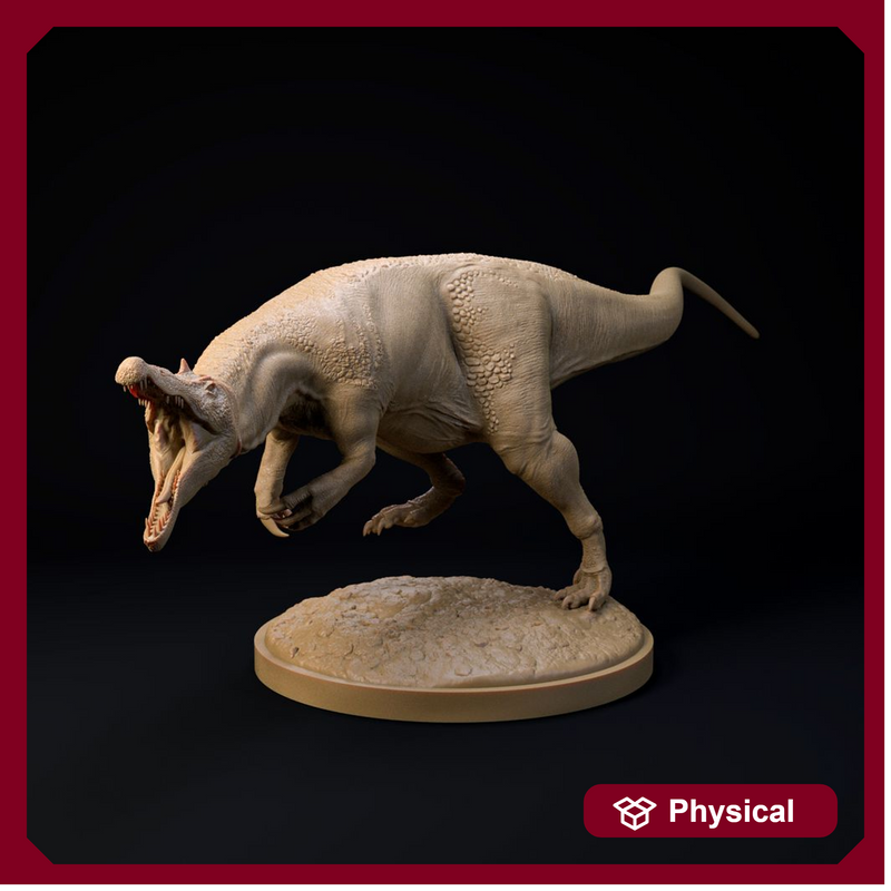 Baryonix running 32mm scale - dinosaur companion
