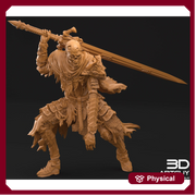 Death Knight | Skeleton Knight | Undead Zombie Knight Miniature | 28mm, 32mm Scales also 50mm and 100mm| Dungeons and Dragons | Pathfinder | - Only-Games