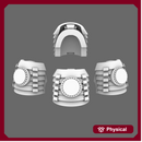 Cyber Samurai V7 Bushi Shoulder Pads Type A