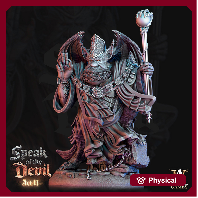 Greater Devil - Amnizu Devil, styx devils Resin Miniature| Medium 35mm, Large 50mm, Huge 65mm (BASE Sizes) | Demon | Dungeons and Dragons | - Only-Games
