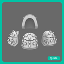 Space Knights V6 Stroud Studded Shoulder Pad Type B