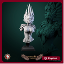 Harpy queen bust pre-supported