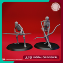 Undead Skeleton Archers - Tabletop Miniature