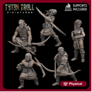 Archer Bandit Pack - TytanTroll Miniatures - DnD - Fantasy  - 32mm