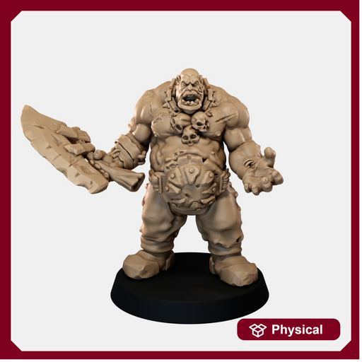 Ogre Splitter Miniature - Axe Option 1 - "The Ogre Wars" - Only-Games
