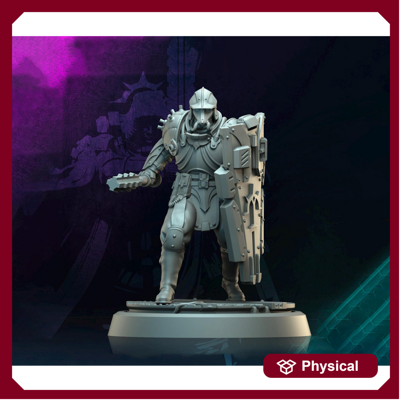 Sci-Fi Miniature Soldier Army Veteran | 28mm,32mm, 54mm, 75mm,100mm Scales | Resin Mini | - Only-Games