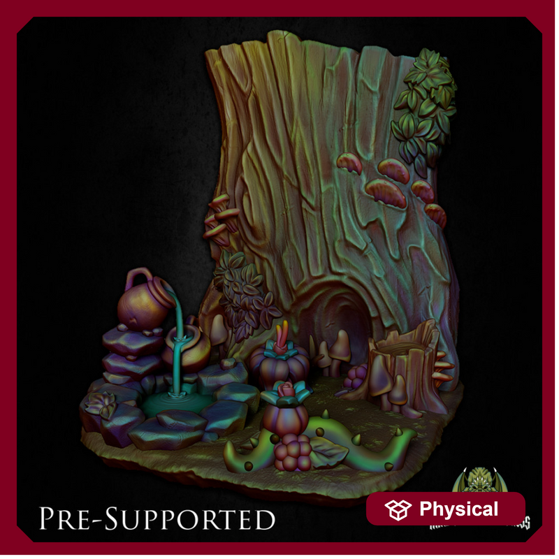 Satyr Scenery [PRE-SUPPORTED] Forest Nature Diorama