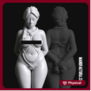 Sub Series 92a - Naked & Shibari Japanese Rope Bound Female Prisoner Slave