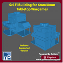 Small City Building for 6mm-8mm Sci-Fi Wargames