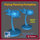 Flying Flaming Pumpkins