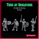 Tons of Skeletons: Heavy Equipped Skeletons with Sword