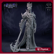 Undead Lich, Death knight, Mummy Lord  Unpainted | 28mm,32mm,54mm,75mm,100mm Scale | Resin Dungeons and Dragons D&D 5e  | Pathfinder | - Only-Games