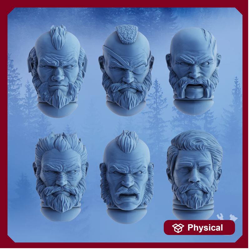 Stormbringers Bare Heads Set x6