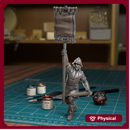 City Guard Banner - Frostgrave Pathfinder - Fantasy DND - TytanTroll Miniatures
