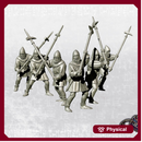 Infantrymen with polehammers - Western Europe - 14th Century - 28mm