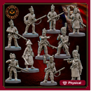 French Gothic Napoleonic 10-man squad for Silver Bayonet (unofficial)