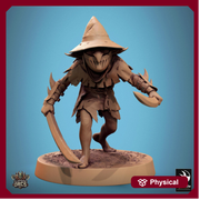 Goblin Dual Swords Fighter | D&D 5e UNPAINTED | 28mm, 32mm,54mm,75mm, 100mm scale| Pathfinder | Figure for Painting| Rescale Miniatures - Only-Games