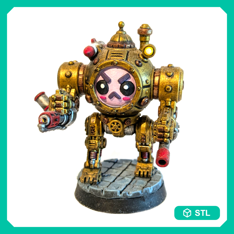 UWU Steam Force Rocket Mech tabletop Miniature