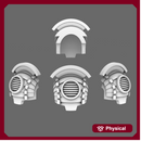Cyber Samurai T6 Bushi Shoulder Pads Type A