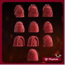 Celestial Blades Shoulder Pads Set x10