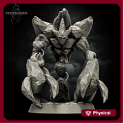 Earth Elemental Unpainted Miniature | Stone Golem Monster | Resin Boss for DnD Pathfinder - Only-Games