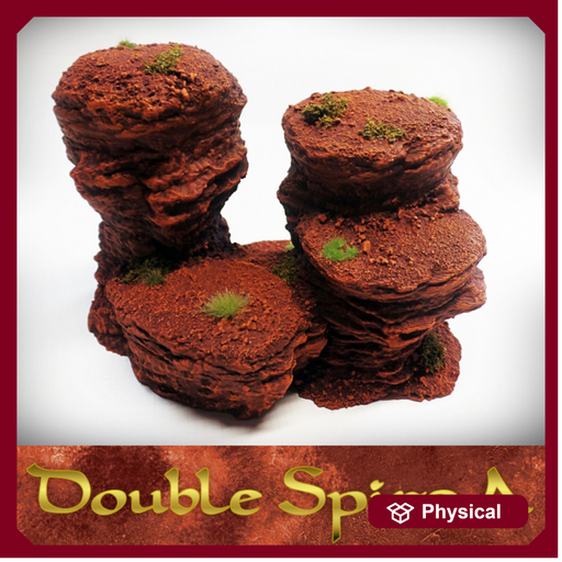 Double Spire A: Spires and Plateaus Terrain Set - Only-Games