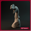 Dilophosaurus bust