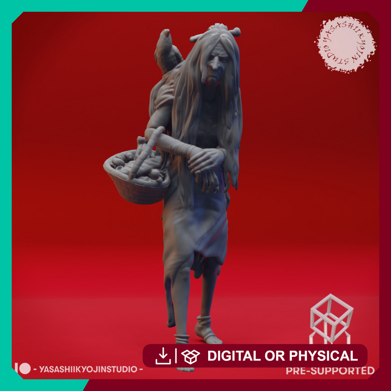 Green Hag - Tabletop Miniature (Pre-Supported)