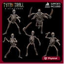 Skeleton Pack - TytanTroll Miniatures - DnD - Fantasy