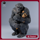 Chimpanzee Female and Baby 1/43