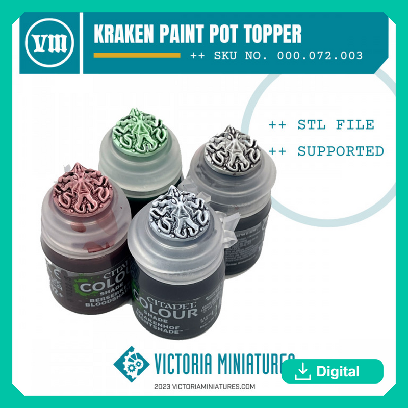 Kraken Citadel Paint Pot Topper Swatch - Only-Games