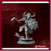 Female Fighter, Ranger, Paladin, Sword D&D 5e Mini | 5 Sizes /Scales - Only-Games