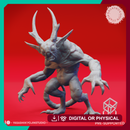 Quasit - Alert - Tabletop Miniature (Pre-Supported)