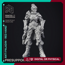Anti Paladin - Red Hand - PRESUPPORTED - Hell Hath No Fury - 32mm scale
