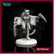 (0108) Female felinid ranger thieff ninja with Kusarigama - Only-Games
