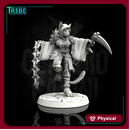 (0108) Female felinid ranger thieff ninja with Kusarigama