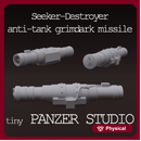 10x Seeker Destroyer Anti-tank Grimdark Missile (ATGM)
