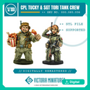 Cpl Tucky & Sgt Tori Tank Crew