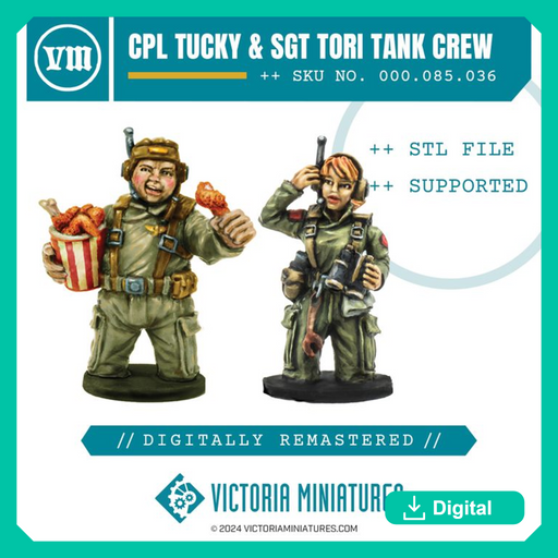 Cpl Tucky & Sgt Tori Tank Crew - Only-Games