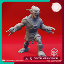 Clawed Goblin - Book of Beasts - Tabletop Miniature (Pre-Supported)