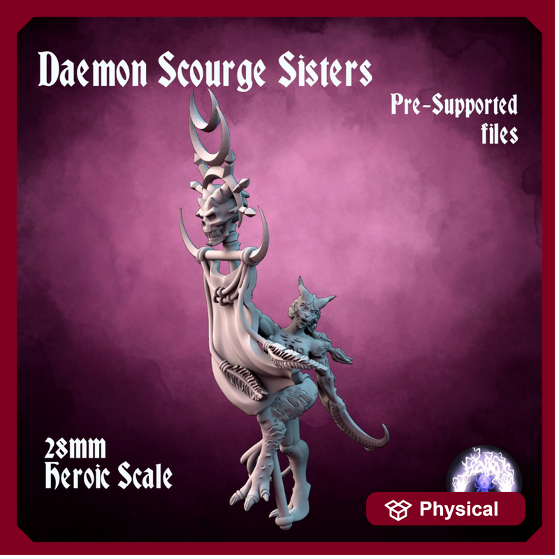 Daemon Scourge Sister - Standard Bearer